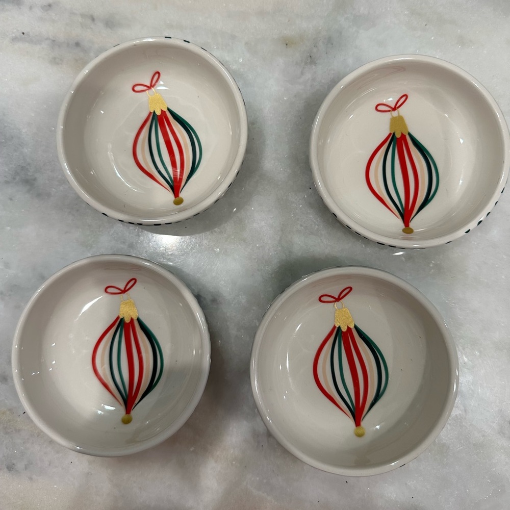 Coton colors set of 4 dip bowls